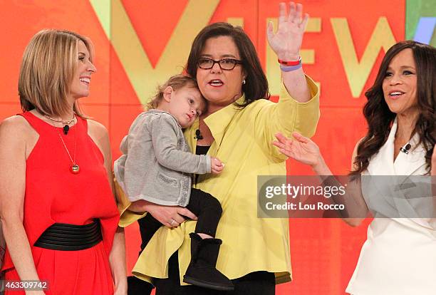 Rosie O'Donnell thanks Barbara Walters and the cast and crew of "THE VIEW," 2/12/15, on her last day as a co-host. She also told viewers that she...