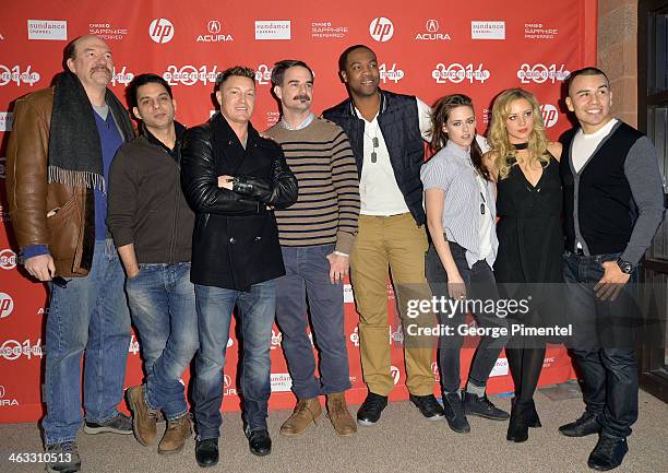 John Carroll Lynch, Peyman Moaadi, Lane Garrison, Peter Sattler, Ser'Darius Blain, Kristen Stewart, Tara Holt and Joseph Julian Soria attend the...