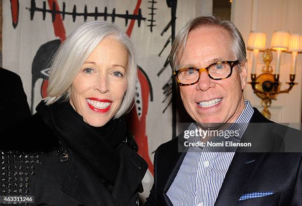 Linda Fargo and Tommy Hilfiger attend Dee Ocleppo Presentation for Mercedes-Benz Fashion Week Fall 2015 on February 12, 2015 in New York City.