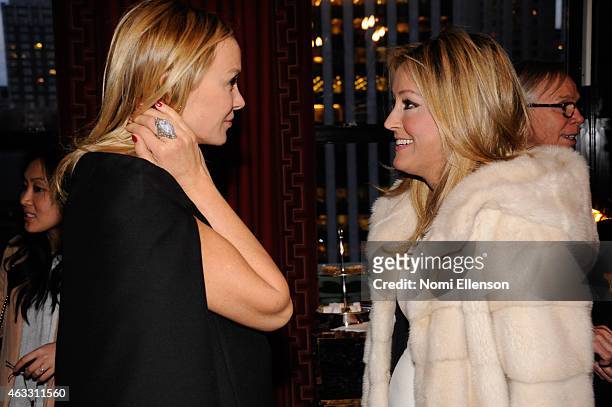 Dee Ocleppo and Marigay Mckee attend Dee Ocleppo Presentation for Mercedes-Benz Fashion Week Fall 2015 on February 12, 2015 in New York City.