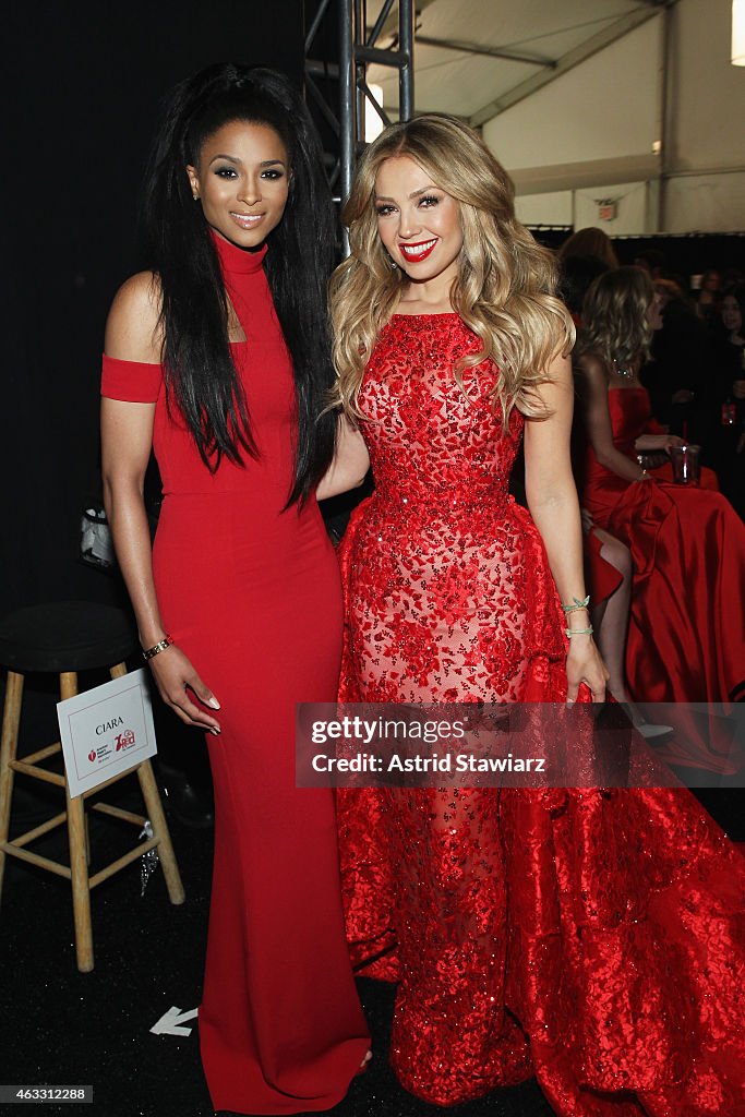 Go Red For Women Red Dress Collection 2015 Presented By Macy's At Mercedes Benz Fashion Week - Backstage