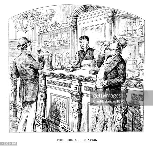 ilustrações de stock, clip art, desenhos animados e ícones de thr bíbulo loafer - estilo do século 19