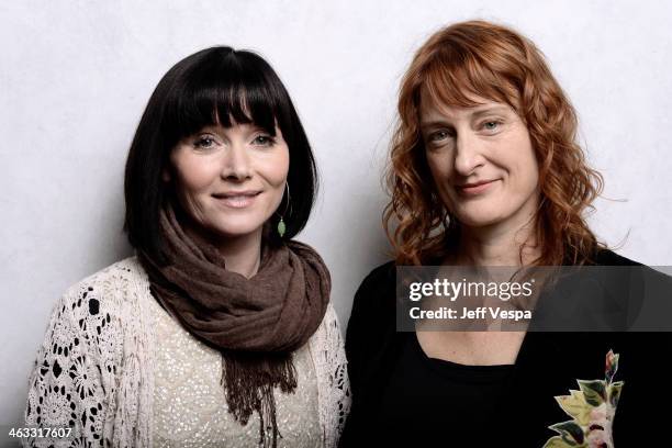 Actress Essie Davis and Jennifer Kent pose for a portrait during the 2014 Sundance Film Festival at the WireImage Portrait Studio at the Village At...