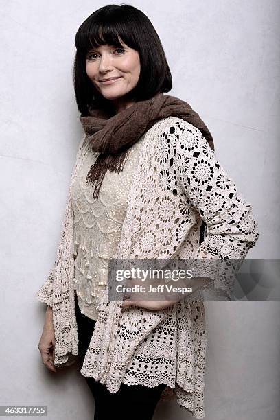 Actress Essie Davis poses for a portrait during the 2014 Sundance Film Festival at the WireImage Portrait Studio at the Village At The Lift Presented...