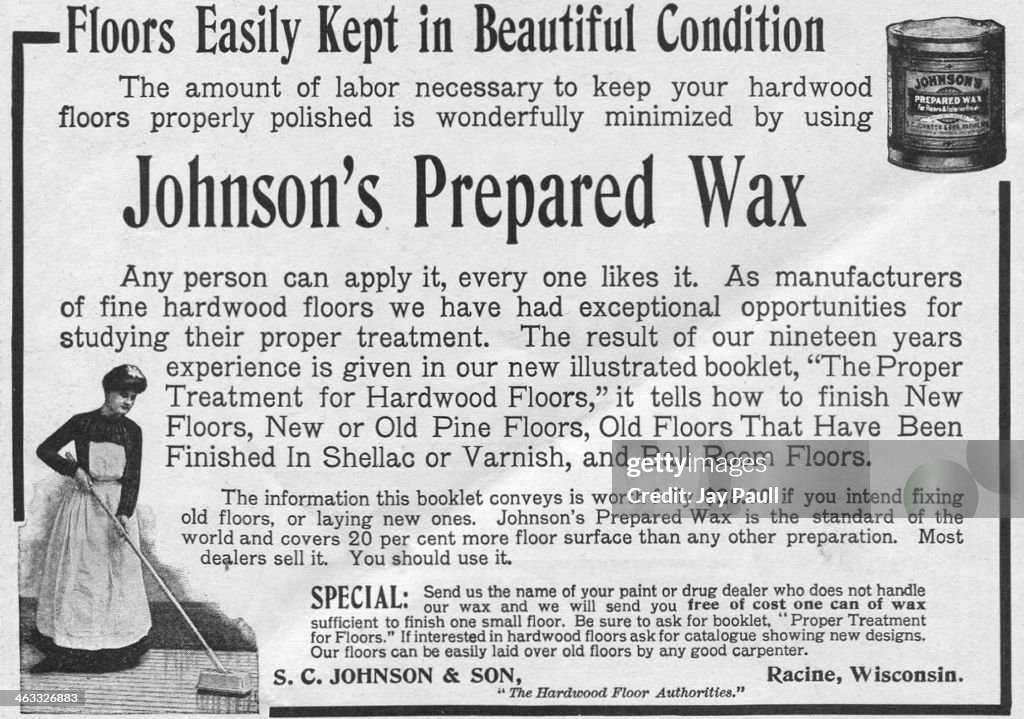 Johnson Paste Wax Carnuba Wax S. C. Johnson & Son Racine Wisconsin  Automotive Advertising