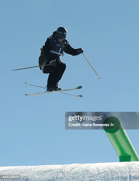 First place finisher Alex Schlopy of the United States competes during day one of the Visa U.S. Freeskiing Grand Prix at Park City Mountain Resort...