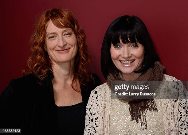 Director/writer Jennifer Kent and actress Essie Davis pose for a portrait during the 2014 Sundance Film Festival at the Getty Images Portrait Studio...