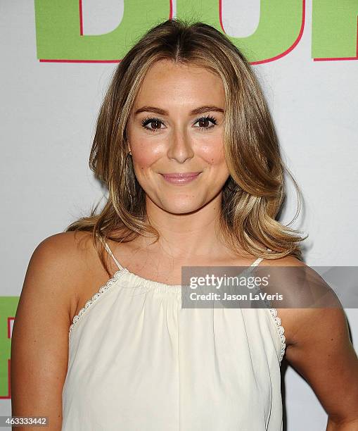 Actress Alexa Vega attends the premiere of "The Duff" at TCL Chinese 6 Theatres on February 12, 2015 in Hollywood, California.