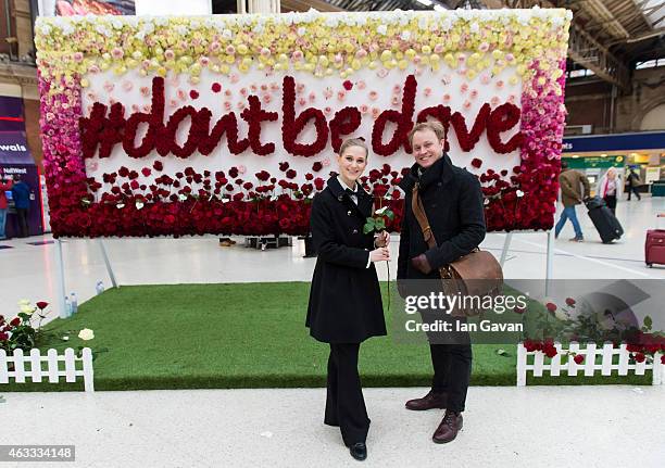 Dave Bond receives a Valentine's rose from ASDA. A new survey by Asda has revealed over half of British women have never received flowers on...