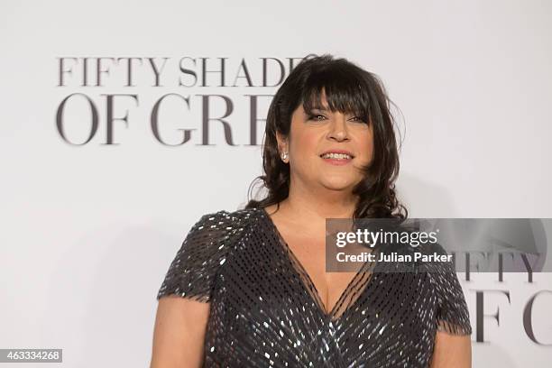 Author E.L. James attends the UK Premiere of "Fifty Shades Of Grey" at Odeon Leicester Square on February 12, 2015 in London, England.