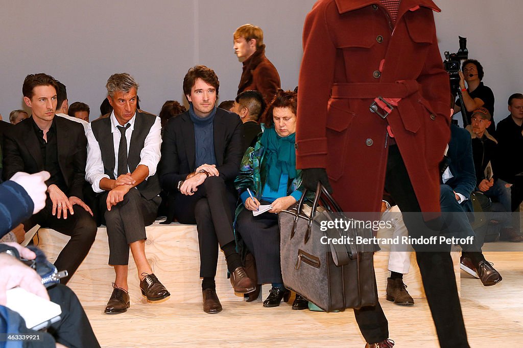Berluti : Front Row - Paris Fashion Week - Menswear F/W 2014-2015