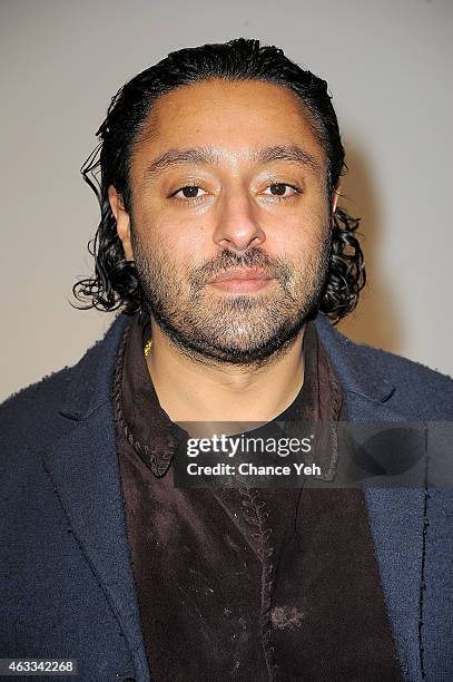 Vikram Chatwal attends HANLEY MELLON Fall/Winter 2015 Collection Presentation at Hudson Mercantile on February 12, 2015 in New York City.