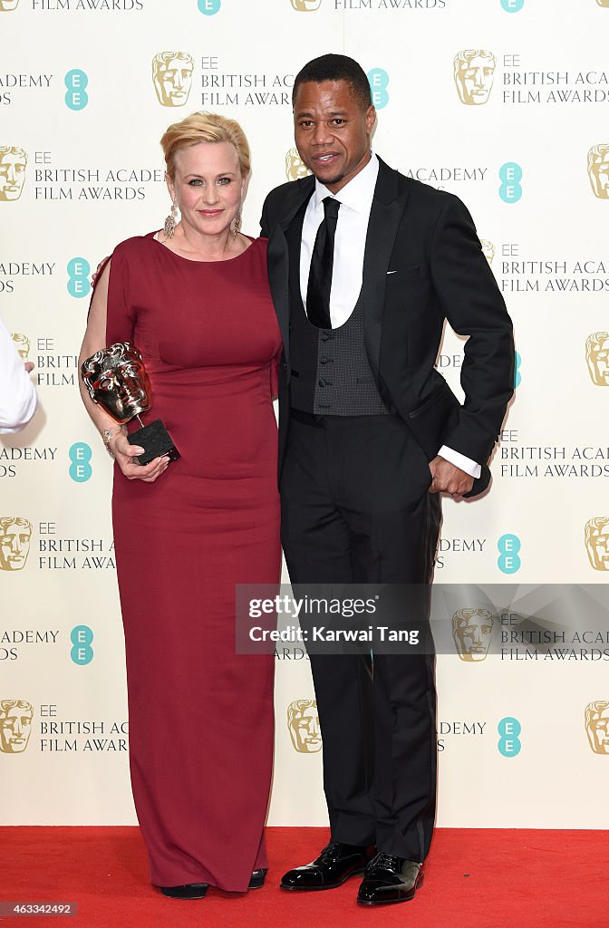 EE British Academy Film Awards 2015 - Winners Room