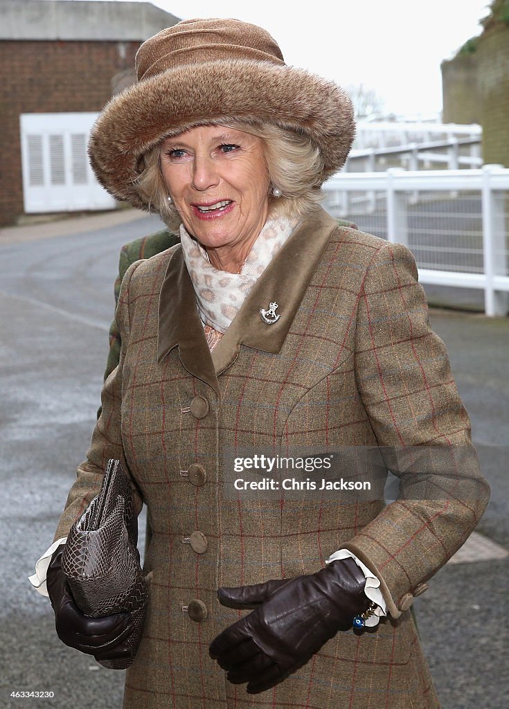The Duchess Of Cornwall Attends The Royal Artillery Gold Cup