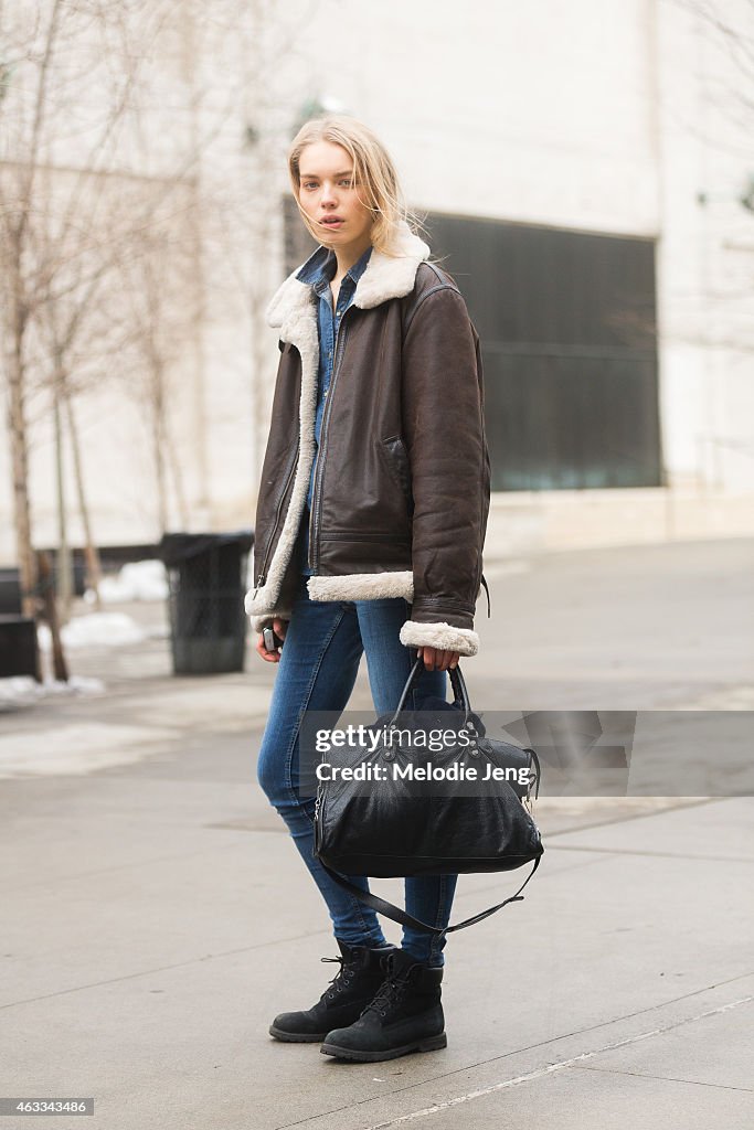 Street Style - Day 2 - New York Fashion Week Fall 2015