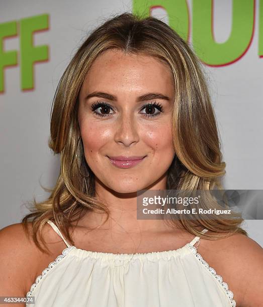 Actress Alexa Vega attends a Fan Screening of CBS Films' "The Duff" at the TCL Chinese 6 Theatres on February 12, 2015 in Hollywood, California.