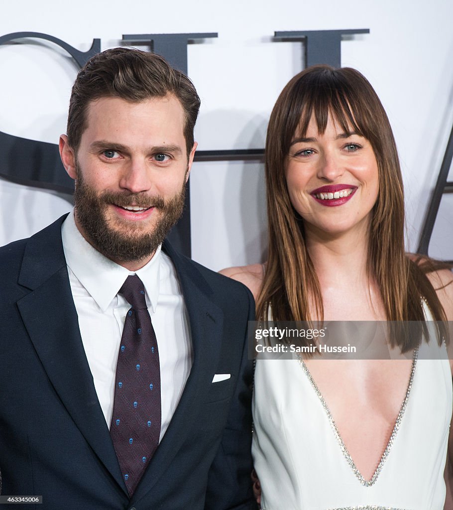 "Fifty Shades Of Grey" - UK Premiere - Red Carpet Arrivals