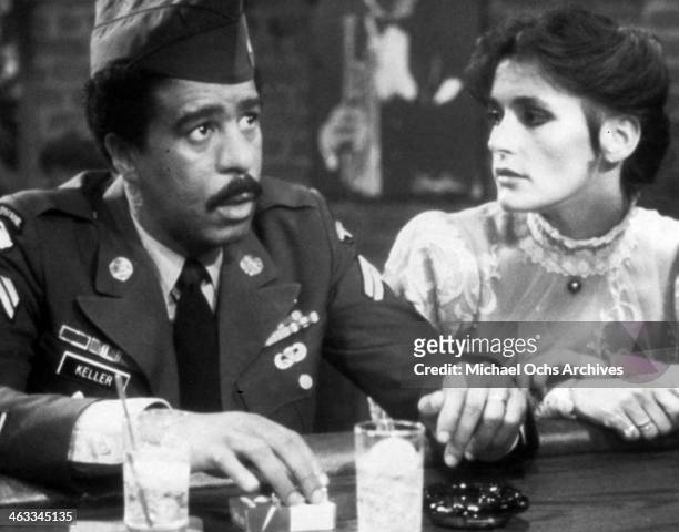 Returning P.O.W. Richard Pryor gets angry with Margot Kidder when she volunteers to lend him money to help him through his financial predicament in a...