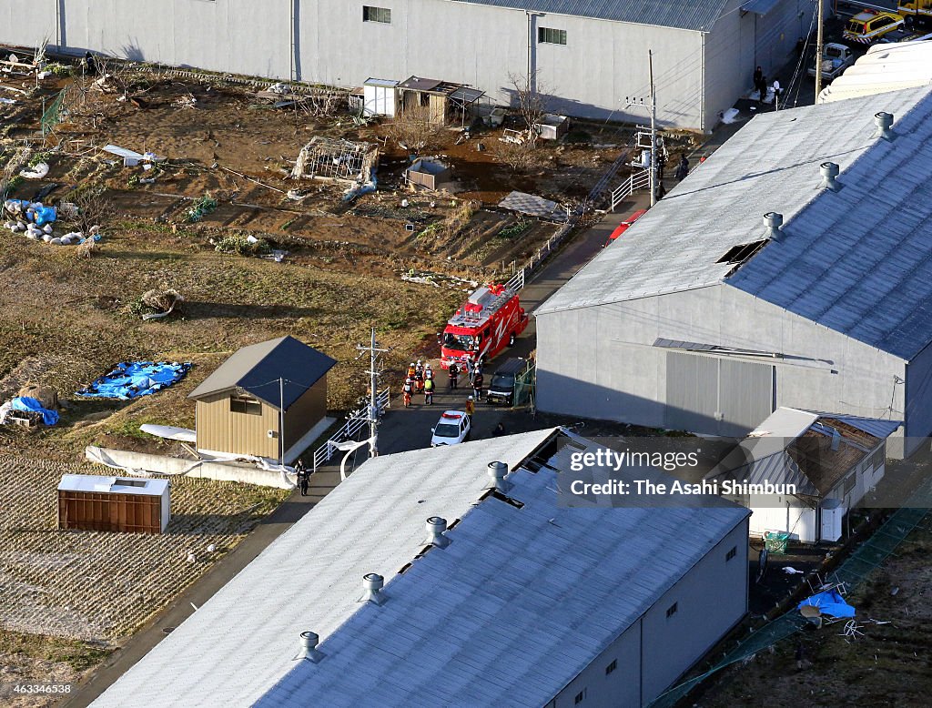 Tornado Hits Atsugi