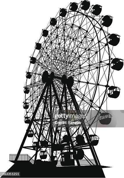 ferris wheel - ferris wheel stock illustrations