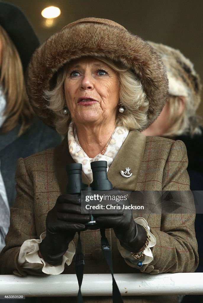 The Duchess Of Cornwall Attends The Royal Artillery Gold Cup
