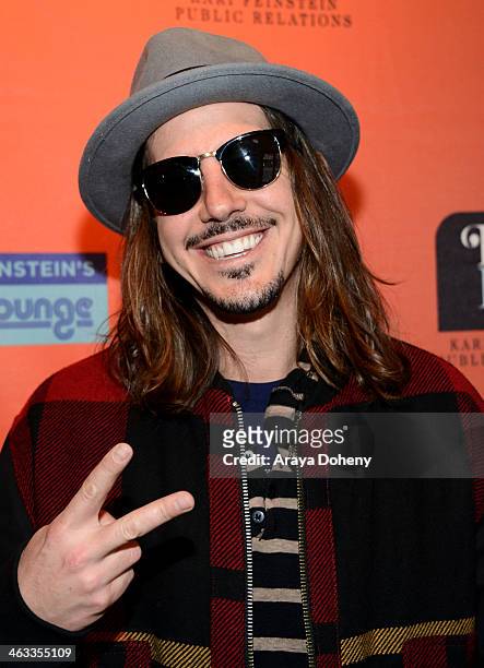 Musican Cisco Adler attends the Kari Feinstein Style Lounge on January 17, 2014 in Park City, Utah.