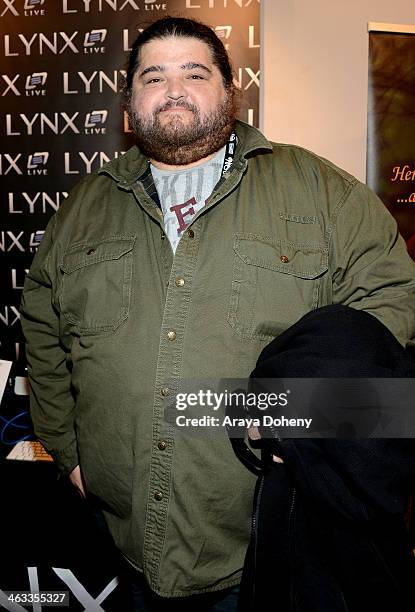 Actor Jorge Garcia attends the Kari Feinstein Style Lounge on January 17, 2014 in Park City, Utah.