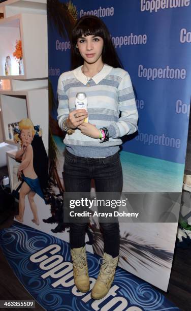 Actress Hannah Marks attends the Kari Feinstein Style Lounge on January 17, 2014 in Park City, Utah.