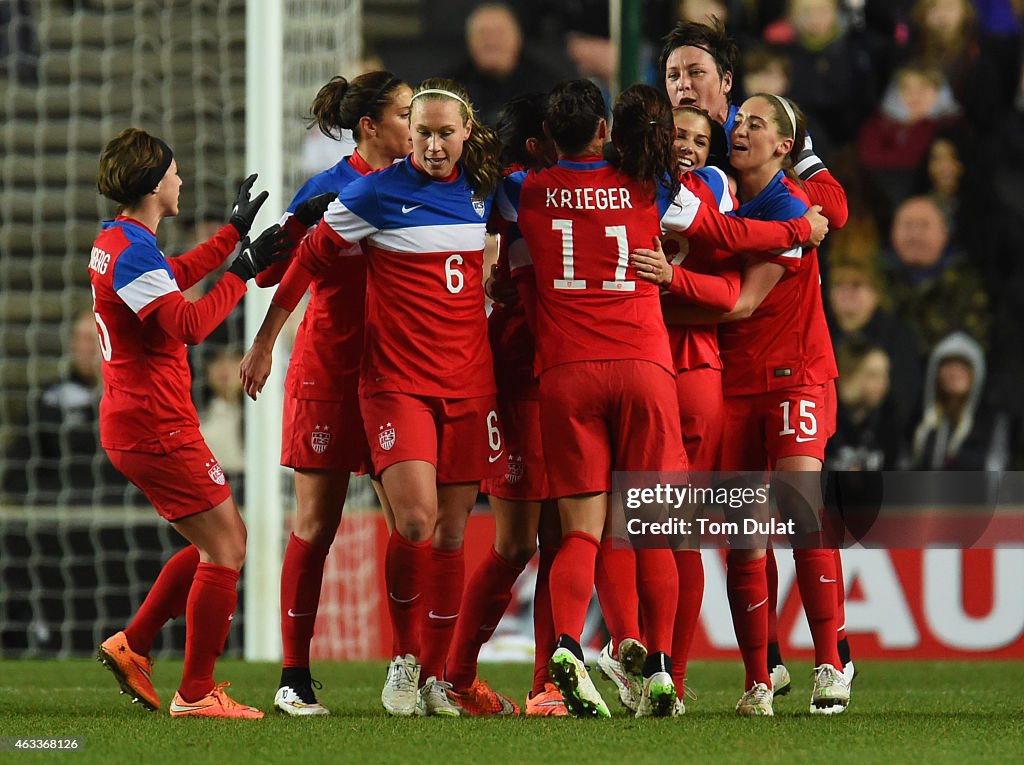England v USA: Women's Friendly International