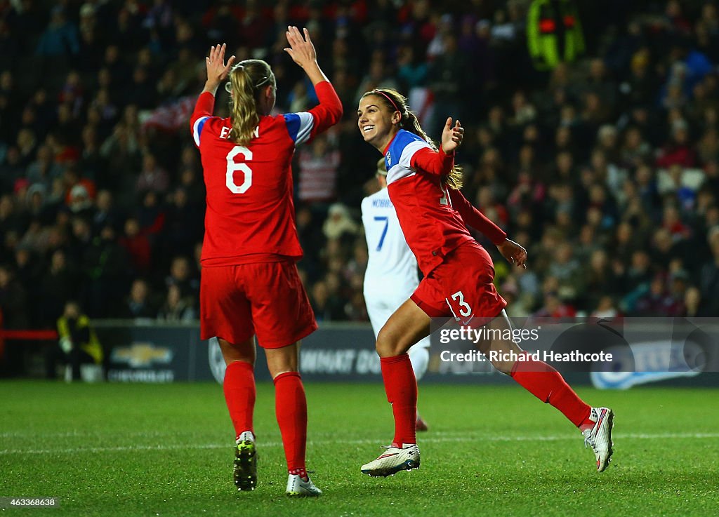 England v USA: Women's Friendly International