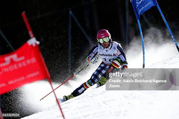 Marcus Sandell of Finland competes during the FIS Alpine World Ski Championships Men's Giant Slalom on February 13, 2015 in Beaver Creek, Colorado.