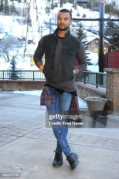 Singer Guy Sebastian attends the Sundance ASCAP Music Cafe during the 2014 Sundance Film Festival on January 17, 2014 in Park City, Utah.