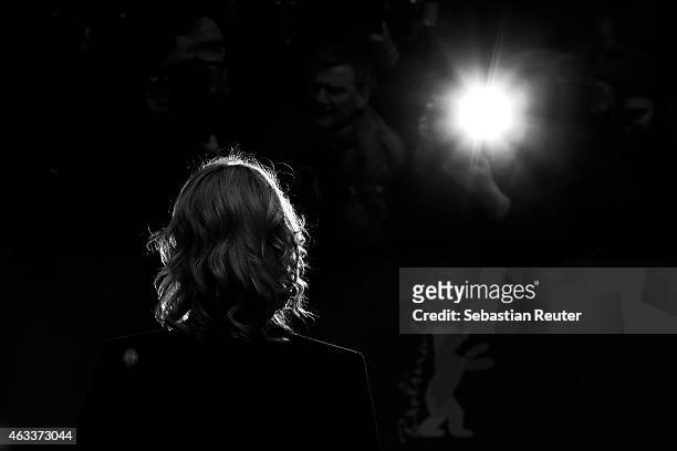 Cate Blanchett attends the 'Cinderella' premiere during the 65th Berlinale International Film Festival at Berlinale Palace on February 10, 2015 in...