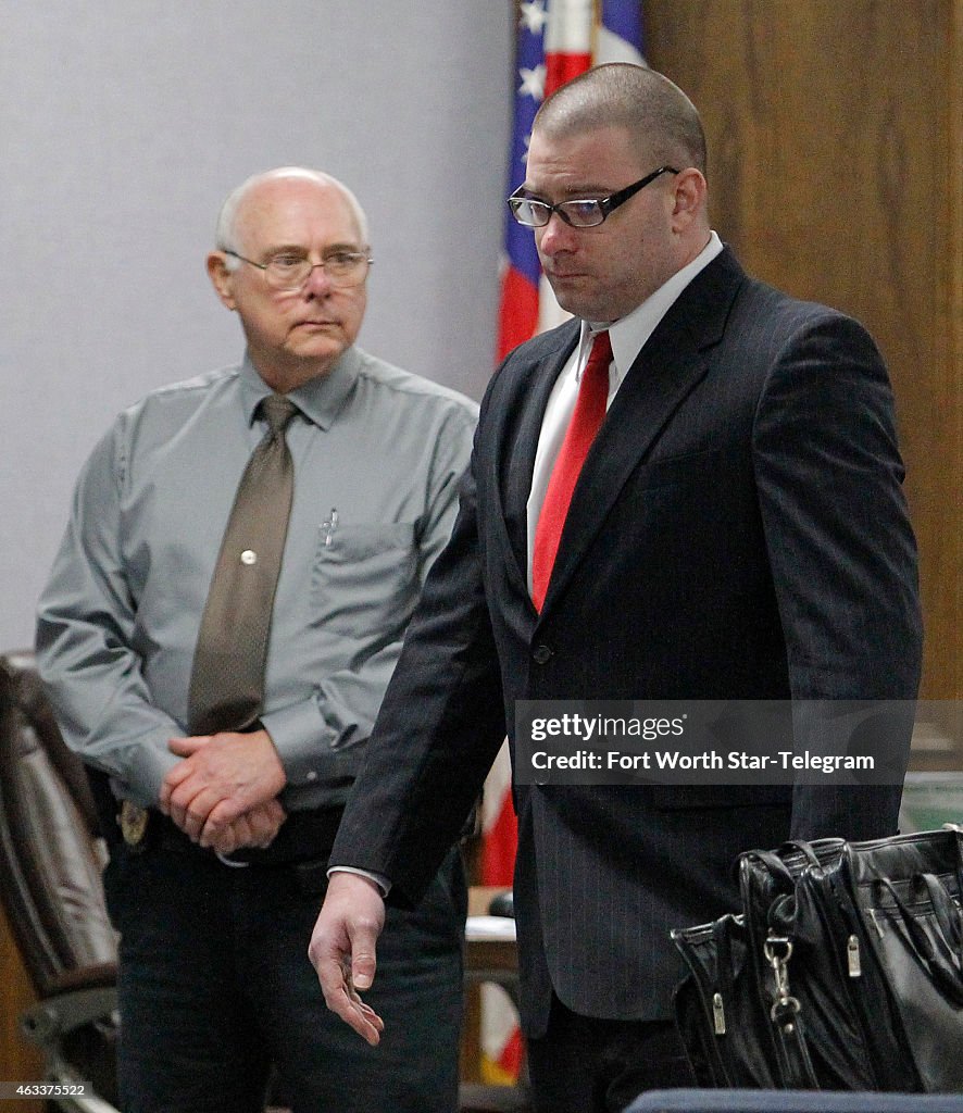 Ed Routh Former Marine Cpl. Eddie Ray Routh walks in to the courtroom after ...
