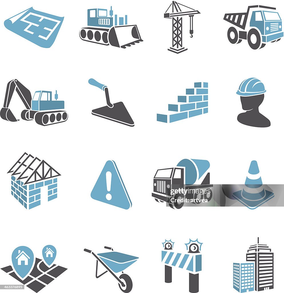 3D Construction Icons