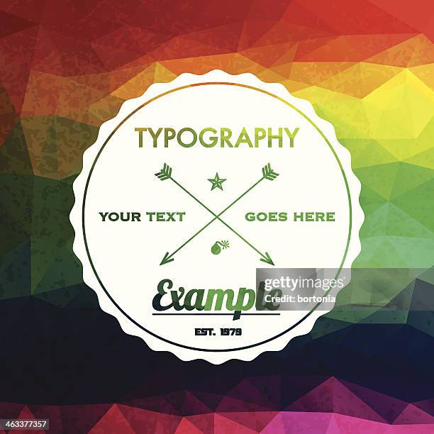 trendy faceted abstract geometric hipster background - vector faceted background stock illustrations