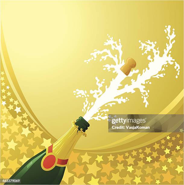 it's time to celebrate - spilled wine stock illustrations