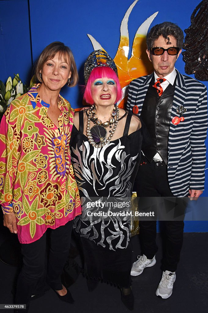 Zandra Rhodes Celebrates Becoming A Dame At The Fashion and Textile Museum