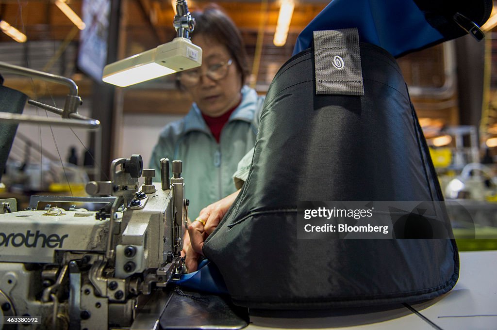 Operations Inside The Timbuk2 Designs Inc. Manufacturing Facility