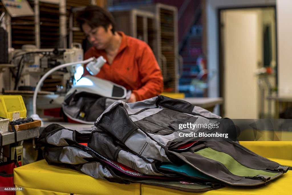 Operations Inside The Timbuk2 Designs Inc. Manufacturing Facility