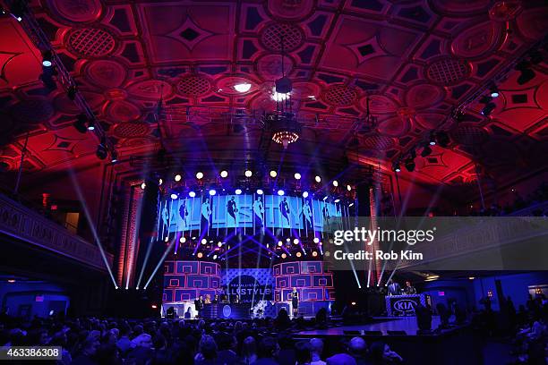 General view during the NBA All-Star All-Style presented by Samsung Galaxy, the first-ever NBA fashion show executive produced by LeBron James'...