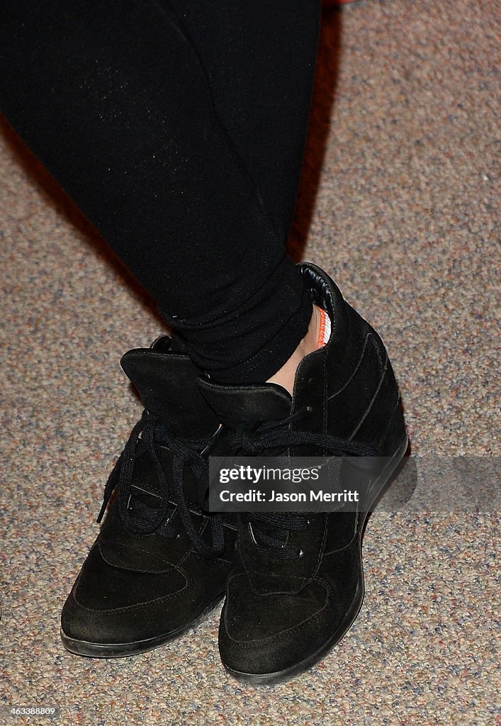 Actress Teresa Palmer attends the "Laggies" premiere at Eccles Center