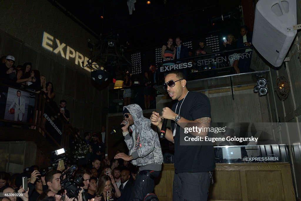 EXPRESS Launch Party For Menswear Brand Ambassador Stephen Curry