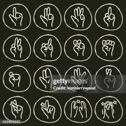 Hand Cod Sign Hand Sign High-Res Vector Graphic - Getty Images