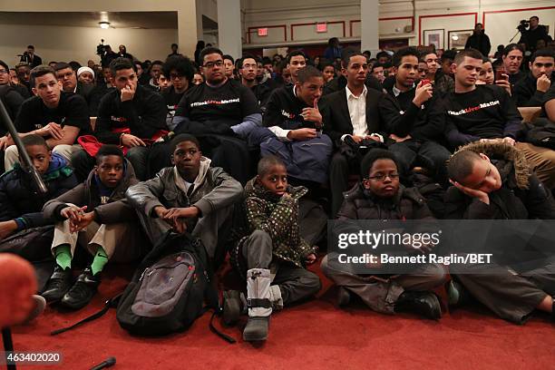 General view of the NBAPA All-Star Youth Summit: Real Talk on February 13, 2015 in New York City.