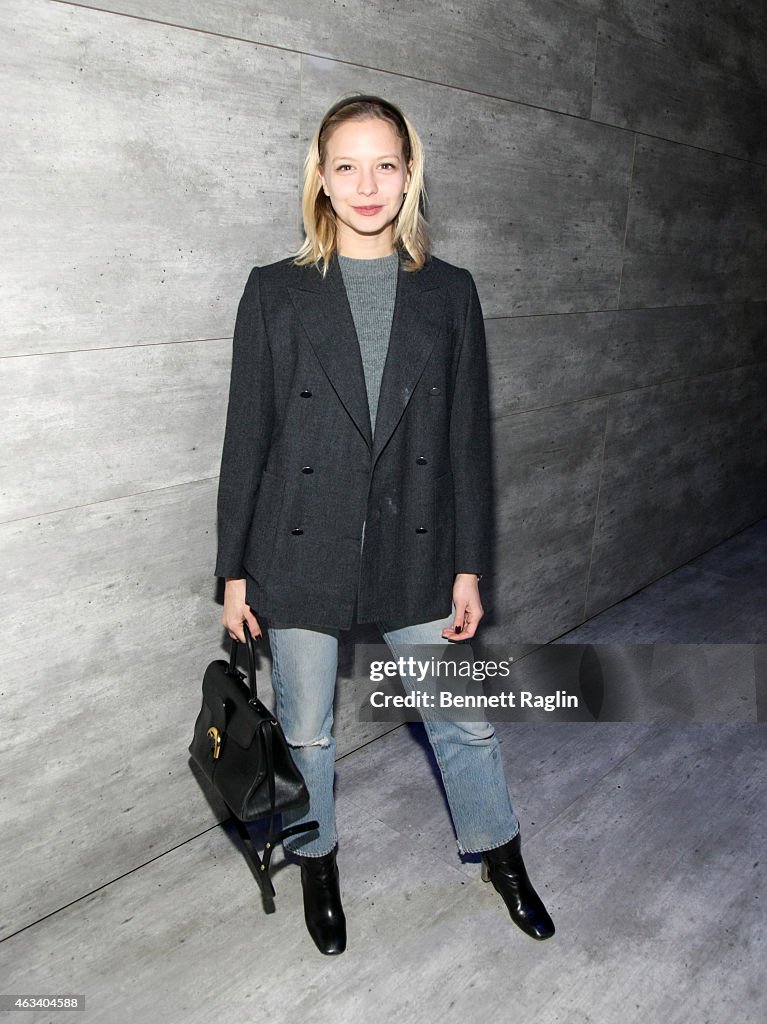 Charlotte Ronson - Front Row & Backstage - Mercedes-Benz Fashion Week Fall 2015