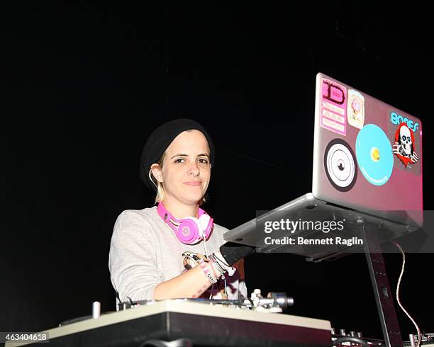 Samantha Ronson attends Charlotte Ronson - Front Row & Backstage - Mercedes-Benz Fashion Week Fall 2015 at The Salon at Lincoln Center on February...