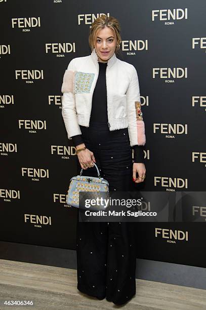 Chelsea Leyland attends the Fendi Flagship Store Opening Celebration Dinner at the Park Hyatt New York on February 13, 2015 in New York City.