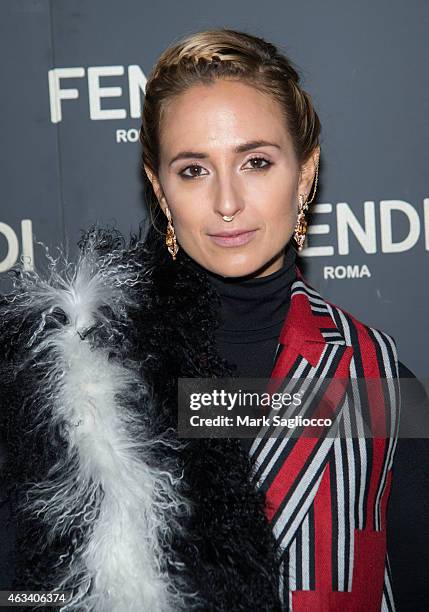 Vogue Editor Elisabeth von Thurn und Taxis attends the Fendi Flagship Store Opening Celebration Dinner at the Park Hyatt New York on February 13,...