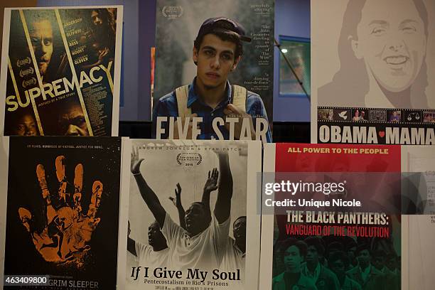 Signage at the "Five Star" screening at the Pan African Film Festival at Rave Cinemas on February 13, 2015 in Los Angeles, California.